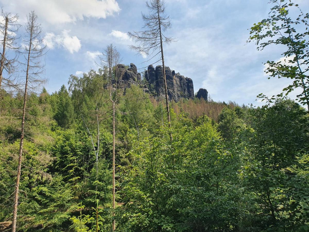 Fewo-Hierundjetzt Lichtenhain Bei Sebnitz Am Malerweg Exteriér fotografie